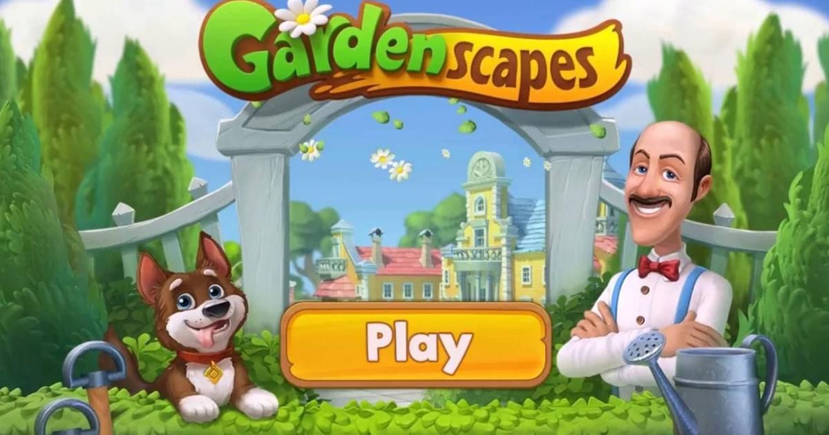 online flash game gardenscapes
